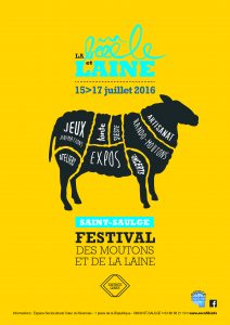 affiche festival Bêêêêle et Laine